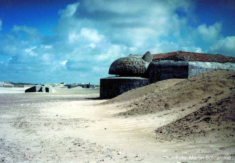Bunker in Hanstholm, Foto: Martin Schramme, 2001