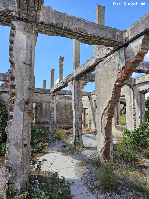 Alte Seidenfabrik auf Rhodos, Foto: Kai Schmidt, 2023