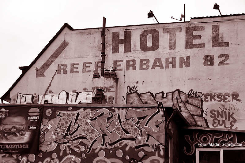 Hotel Reeperbahn 82 in Hamburgs Stadtteil St.Pauli, Foto: Martin Schramme, 2020