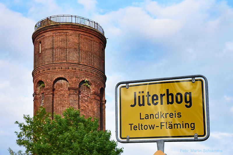 Wasserturm in Jueterbog, Foto: Martin Schramme, 2022