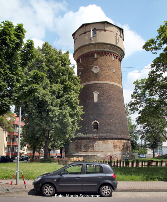 Wasserturm in Markranstaedt, Foto: Martin Schramme, 2014