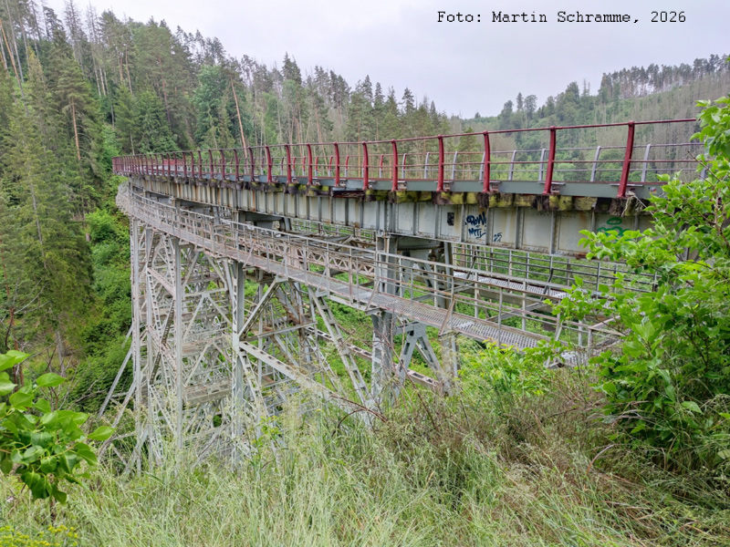 Eisenbahnviadukt im Ziemestal bei Remptendorf, Foto: Martin Schramme, 2026